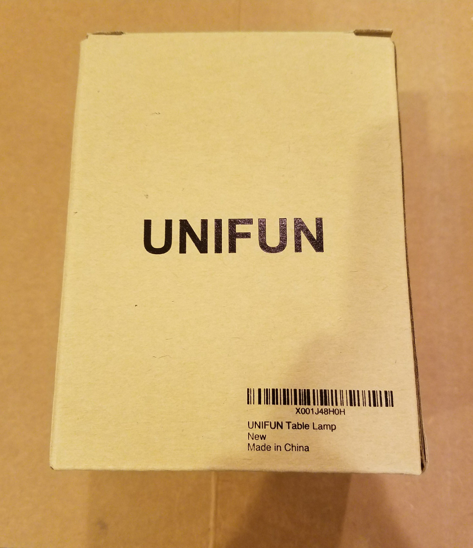 Unifun Touch Lamp packaging