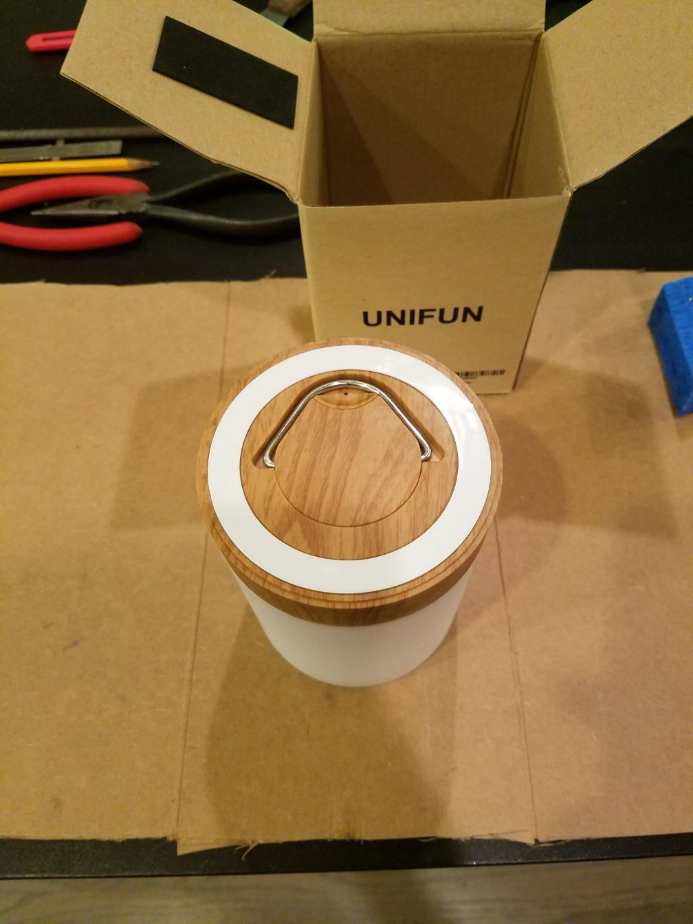 Foam base ring on Unifun Touch Lamp